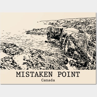Mistaken Point - Canada Posters and Art